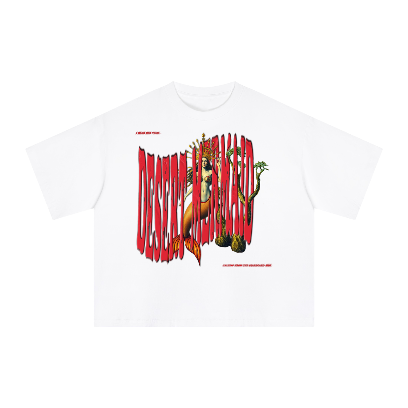 +RIKI SHAE - DESERT MERMAID (OS BOXY TEE)
