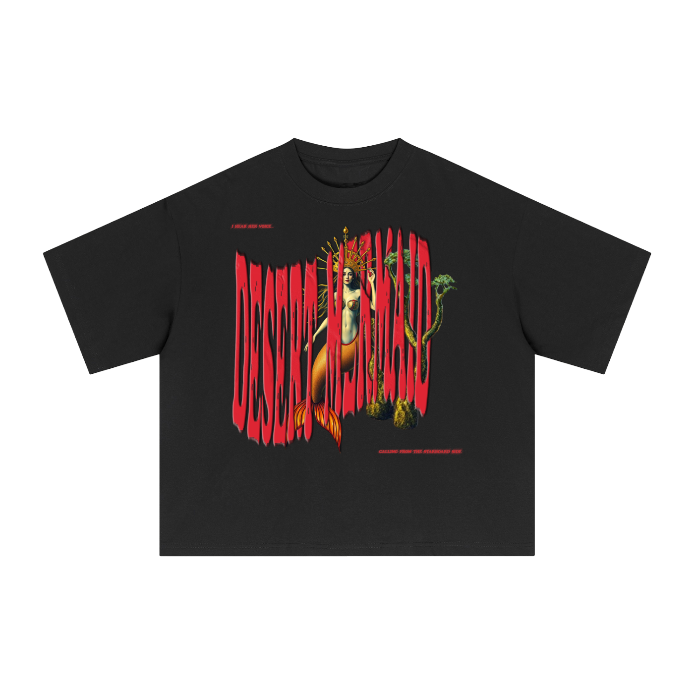 +RIKI SHAE - DESERT MERMAID (OS BOXY TEE)